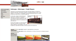 Desktop Screenshot of godsvogne.railorama.dk
